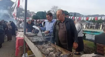 Ordu'da düzenlenen festivalde katılımcılara 10 ton hamsi ikram edildi