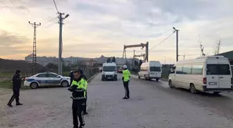 Altınova'da Kış Lastiği Uygulaması ve Servis Araçları Denetlendi