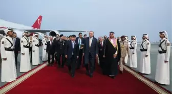 Cumhurbaşkanı Erdoğan, Katar'a geldi