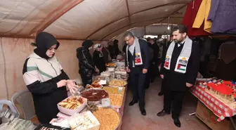 Darende'de Filistin'e destek amacıyla kermes yapıldı