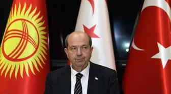 KKTC Cumhurbaşkanı Ersin Tatar, Kırgızistan Cumhurbaşkanı Sadır Caparov ile Bişkek'te bir araya geldi