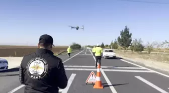 Şanlıurfa'da Dron Destekli Trafik Uygulamasında 82 Sürücüye Cezai İşlem