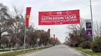 Tatar: 'Tanrı Dağı'nın eteklerinde sizlerle buluşmanın ve hasret gidermenin memnuniyeti içerisindeyim'