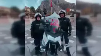 Bakan Koca görüntülerini paylaşmıştı, sağlık çalışanı çift motosiklet ambulansla hayat kurtarıyor