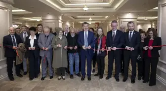 KÜSAD tarafından düzenlenen Aizanoi Antik Kenti resim sergisi başkentte açıldı