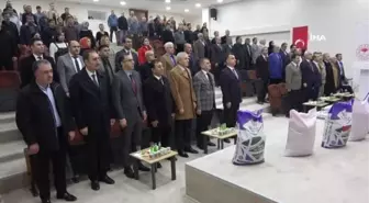 Muş'ta çiftçilere sertifikalı tohum dağıtıldı