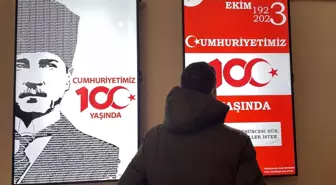 Trakya Üniversitesinde Cumhuriyet'in 100. yılına özel 'Yüzde 100 Tipografi' sergisi açıldı