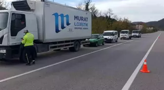 Zonguldak'ta Kış Denetimlerinde 84 Araç ve Sürücüye 255 Bin TL Cezai İşlem Uygulandı