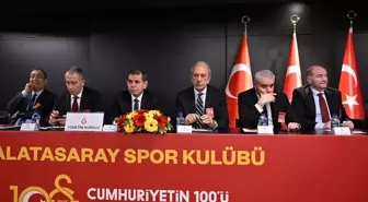 Galatasaray Kulübü Başkanı Özbek, divan kurulunda konuştu Açıklaması