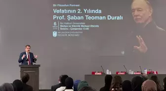 Prof. Dr. Şaban Teoman Duralı'nın vefatının 2. yılında anma paneli düzenlendi
