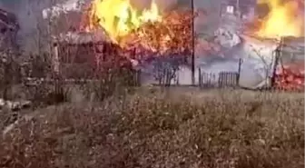Sinop'ta Yangında 1 Ev, 1 Ahır ve 1 Ambar Küle Döndü