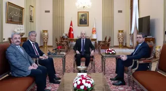 TBMM Başkanı Numan Kurtulmuş, TÜRKSOY Genel Sekreteri Sultan Raev'i kabul etti