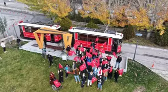 Ankara Hacı Bayramı Veli Üniversitesi Öğrencileri Gölbaşı'nda Nostaljik Tramvay Turu Yaptı