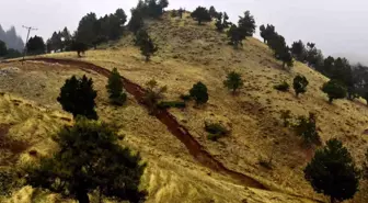 Kahramanmaraş'taki Depremin Heyelan İzleri Görüntülendi