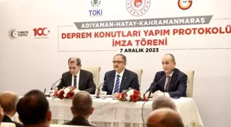 TOKİ ve Galatasaray arasında deprem bölgesine konut yapımı iş birliği protokolü imzalandı