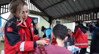 UMKE Karadeniz'de sel tatbikatı düzenledi