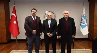Kayseri Büyükşehir Belediye Başkanı, Aile ve Sosyal Hizmetler İl Müdürü ve Meyveciler, Sebzeciler ve Pazarcılar Odası Başkanını kabul etti