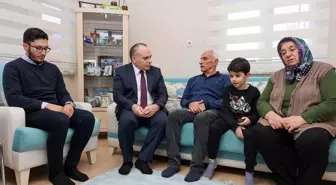 Artvin Valisi Ünsal şehit ailelerini ziyaret etti