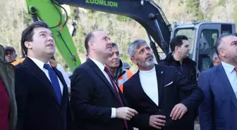 Giresun Valisi Espiye-Ericek yolunda inceleme yaptı