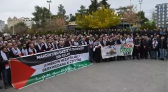 Mardin ve Diyarbakır'da İsrail Protestosu