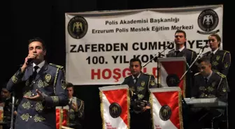 Erzurum'da Polis Akademisi Orkestrası Konseri