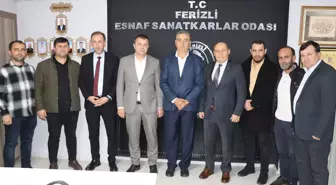 Sakarya Ticaret Borsası Başkanı Ferizli Esnaf ve Sanatkarları Odası Başkanını Ziyaret Etti