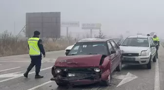 Amasya'da sis nedeniyle meydana gelen kazalarda 5 kişi yaralandı
