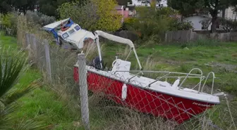 Kazdağları'ndaki selde zarar gören teknelerin sahipleri balıkçı barınağı istiyor