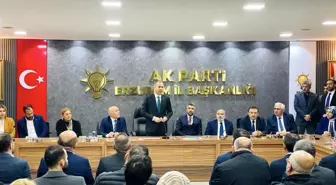 İçişleri Bakanı Ali Yerlikaya, AK Parti Erzurum İl Başkanlığını ziyaret etti