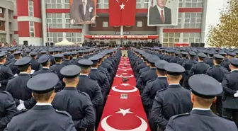 Karabük'te Polis Meslek Eğitim Merkezi'nden 454 öğrenci mezun oldu