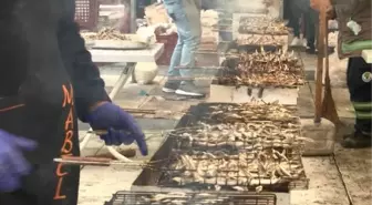 Ankara'daki festivalde 3,5 ton hamsi dağıtıldı
