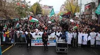 Bingöl'de HÜDA PAR'dan Filistin'e destek mitingi