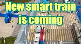 Süper-otonom Raylı Hızlı Transit'in çeşitli görüntüleri