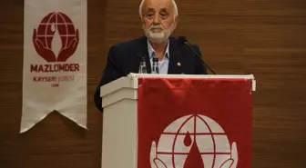 MAZLUMDER Genel Başkanı Kaya Kartal, Gazze Soykırımı ve Deprem Felaketi programına katıldı