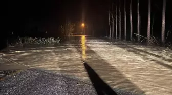 Sakarya'da sağanak nedeniyle dereler taştı