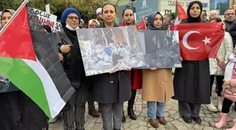 Tekirdağ ve Kırklareli'nde İsrail'in Gazze'ye yönelik saldırıları protesto edildi