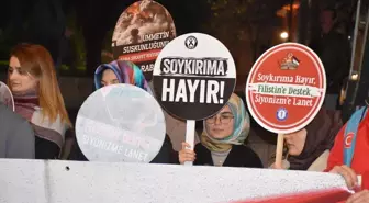 Trabzon, Artvin, Giresun ve Ordu'da İsrail'in Gazze'ye yönelik saldırıları protesto edildi