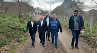 Ünye Belediyesi, kırsal mahallelerde su taşkınlarını önlemek için yerinde menfez uygulamasıyla geçiyor