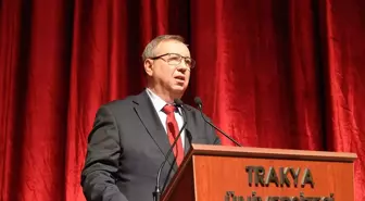 Trakya Üniversitesi'nde düzenlenen Sinema Günleri'nde İsrail'in Filistin'e saldırılarına tepki