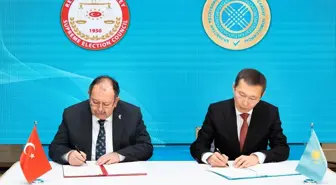 YSK Başkanı Ahmet Yener, Kazakistan'da konferansa katıldı