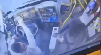 İETT Otobüsünde Polis Şoföre Saldırdı