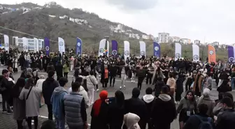 Giresun Üniversitesi'nde düzenlenen Hamsi Şenliği'nde 1 ton hamsi tüketildi