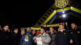 Ankaragücü Taraftarları Faruk Koca'ya Destek Verdi