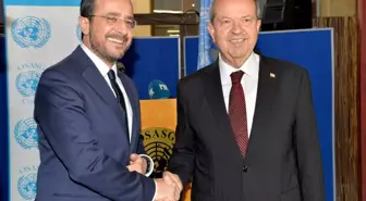 KKTC ve GKRY liderleri BM resepsiyonunda buluştu