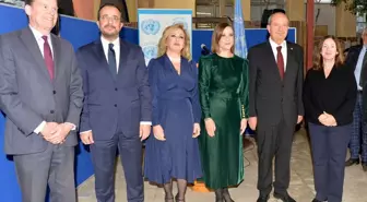 KKTC Cumhurbaşkanı Tatar ve GKRY lideri Hristodulidis BM resepsiyonunda bir araya geldi
