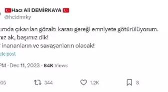 Zafer Partisi Kayseri İl Başkanı gözaltından serbest bırakıldı