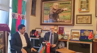 Cumhurbaşkanı Başdanışmanı Topçu, Azerbaycan'ın milli kahramanı Hüseyinli ile görüştü