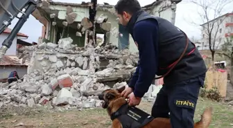 Kırıkkale Belediyesi İtfaiye Müdürlüğü'ne arama kurtarma köpeği dahil edildi