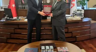Zonguldak Bülent Ecevit Üniversitesi Rektörü Türkiye Uzay Ajansı Başkanı'na ziyarette bulundu