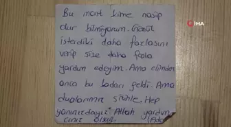 Adana'da Bit Pazarından Mont Alan Adamın Bulduğu Not ve Para Duygulandırdı